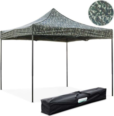 Gazebo pieghevole apertura a fisarmonica per campeggio, sagre ed eventi professionale 3 x 3 mt Mimetico Giardino e giardinaggio/Arredamento da giardino e accessori/Ombrelloni tende e tettucci parasole/Gazebo Decor Space - Altamura, Commerciovirtuoso.it