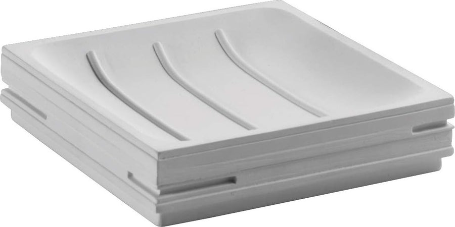 GEDY---PORTASAPONE-QUADROTTO-BIANCO-IN-RESINA