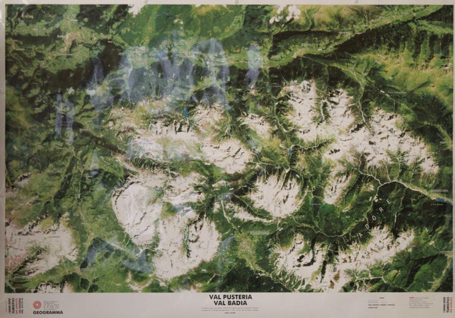 GEOGRAMMA---MAPPA-VAL-PUSTERIA-E-VAL-BADIA-CARTA-SATELLITARE-70X100CM-scala-1:55.000