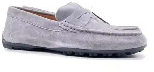GEOX Mocassini uomo U KOSMOPOLIS suede Dk Stone