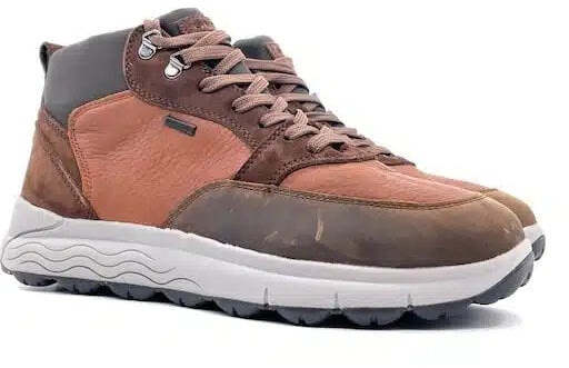 GEOX Scarponcino Uomo Spherica Cognac