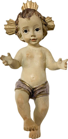Gesù bambino senza culla bambinello per presepe in poliresina con aureola Casa e cucina/Decorazioni per interni/Addobbi e decorazioni per ricorrenze/Decorazioni natalizie/Presepi/Statuine e fondali per il presepe MagiediNatale.it - Altamura, Commerciovirtuoso.it