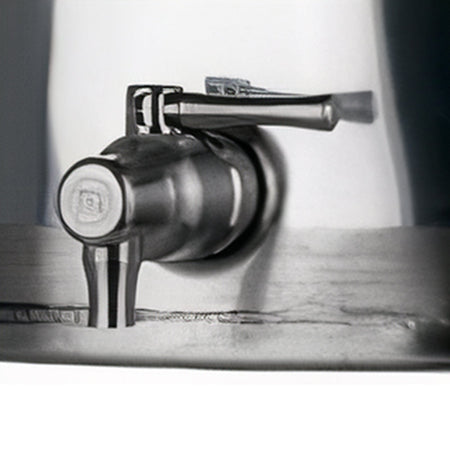 Bollitore in acciaio inox professionale per preparazione birra artigianale con tappo Fermentatore