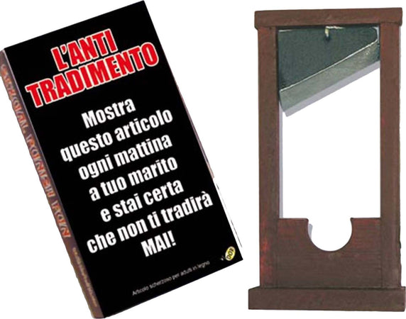 Ghigliottina Anti-Tradimento Idea Regalo Divertente Ghigliottina per Pisello Scherzo Addio Al Nubilato Salute e cura della persona/Erotismo e contraccezione/Sex toys/Gadget per addio al nubilato e al celibato Kondorama - Martinsicuro, Commerciovirtuoso.it