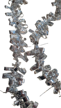 Ghirlanda natalizia decorativa con fiocchi argento per decorazione interno da 200 cm Casa e cucina/Decorazioni per interni/Addobbi e decorazioni per ricorrenze/Decorazioni natalizie/Orpelli e festoni MagiediNatale.it - Altamura, Commerciovirtuoso.it
