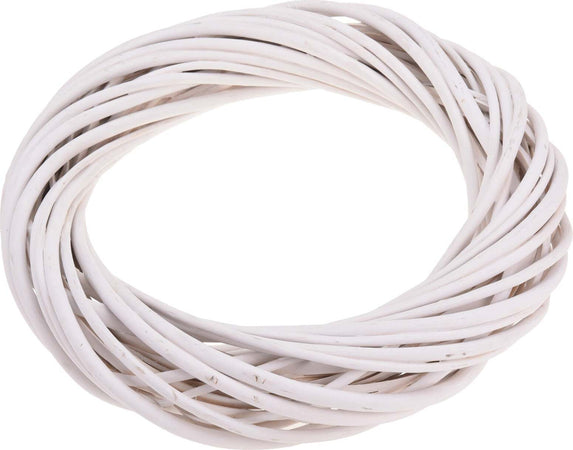 Ghirlanda retro porta natalizio in vimini intrecciato Bianco da Ø 35 cm Casa e cucina/Decorazioni per interni/Addobbi e decorazioni per ricorrenze/Decorazioni natalizie/Orpelli e festoni MagiediNatale.it - Altamura, Commerciovirtuoso.it