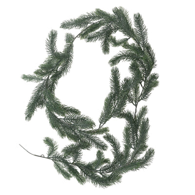 Ghirlanda di pino in PE 180 cm per decorazioni natalizie