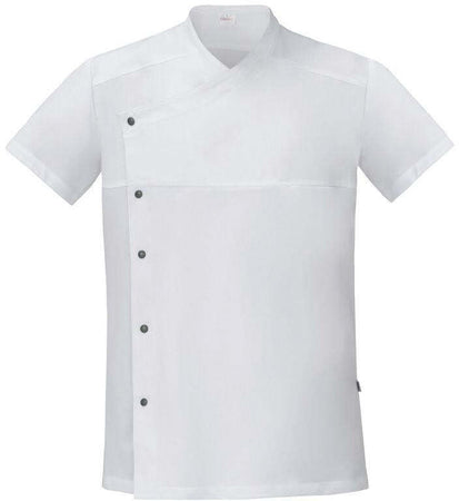 Giacca Cuoco Lapo Manica Corta Giacca Traspirante No Stiro Gastronomia