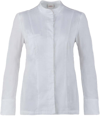 Giacca Denise Bianco Facile Stiro Elasticizzata Giacca Chef Stretch Bianca