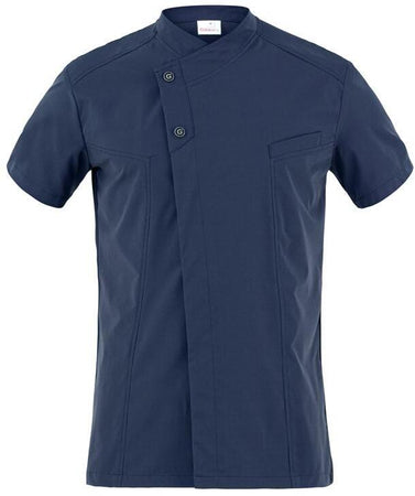 Giacca Harry Blu Casacca Uomo Manica Corta No Stiro Elasticizzata Traspirante Superleggera