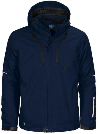 Giacca Softshell Imbottita Blu Taglia L Giubbino Impermeabile Traspirante Projob