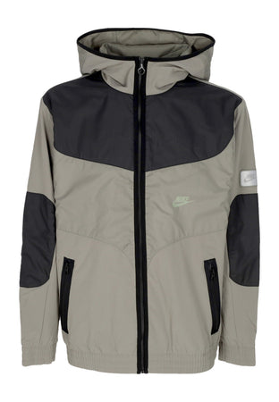 Nike Giacca a Vento Uomo Sportswear Air Max Woven Jacket Dark Stucco/dark Stucco/black da uomo