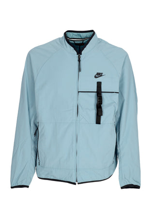 Nike Giacca Tuta Uomo Tech Woven Jacket Denim Turq/black da uomo