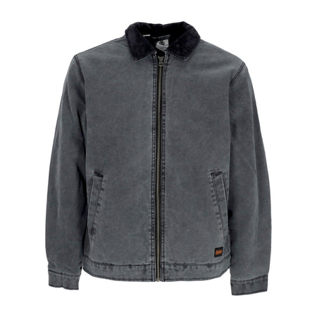 ELEMENT Giacca Workwear Uomo Parker Canvas Jacket Washed Black da uomo