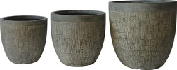 GIADA---set-di-vasi-in-fibra-sintetica-Marrone-Milani-Home