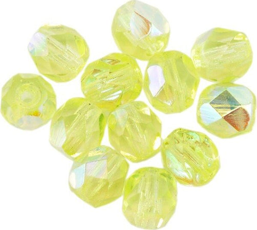 Giallo-chiaro-sfaccettata,-perle-di-4-mm