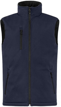 Gilet Softshell Blu Giubbino Imbottito da Lavoro Tempo Libero Impermeabile Traspirante