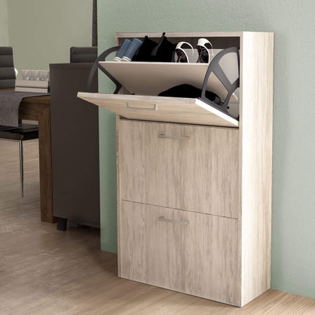 GINKO---scarpiera-3-ante-a-ribalta-Marrone-chiaro-Milani-Home