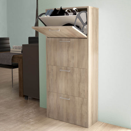 GINKO---scarpiera-4-ante-a-ribalta-Marrone-chiaro-Milani-Home