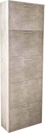 GINKO---scarpiera-5-ante-a-ribalta-Cemento-Chiaro-Milani-Home