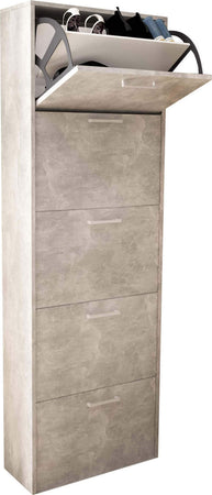 GINKO---scarpiera-5-ante-a-ribalta-Cemento-Chiaro-Milani-Home