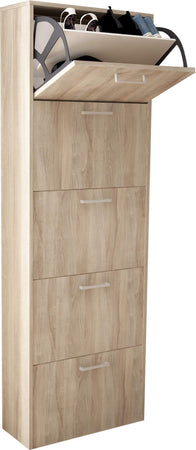 GINKO---scarpiera-5-ante-a-ribalta-Marrone-chiaro-Milani-Home