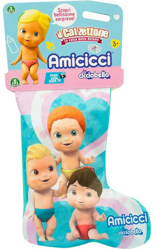 Giochi Preziosi Calzettone Amicicci 2024, Calza Befana Bambino E Bambina Con Un Personaggio, Accessori E Album Da Colorare, Tante Sorprese E Divertimento Per L'epifania, Idea Regalo
