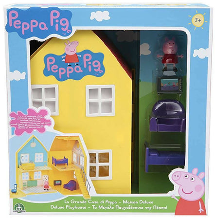 Giochi Preziosi Peppa Pig La Grande Casa Deluxe Gioco per Bambini Include Peppa E Tanti Accessori