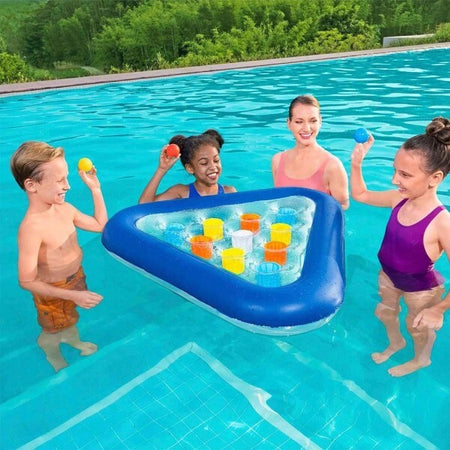 Gioco-Galleggiante-Pong-Gonfiabile-Bambini-Piscina-Estate-Palle-105x97cm-52560