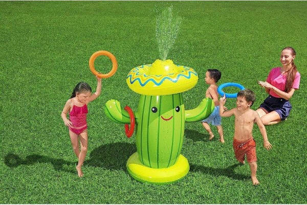 Gioco-Spruzza-Acqua-A-Forma-Di-Cactus-Per-Bambini-2-Anni+-105x60-Cm-Estate-52381