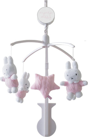 Giostrina Miffy Knitted Music Mobile Rosa Prima infanzia/Attività e intrattenimento/Acchiappasogni e giochi da appendere La Casa Del Bebè - Napoli, Commerciovirtuoso.it