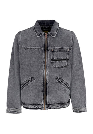 IUTER Giubbotto Jeans Uomo Seam Denim Ally Jacket Grey Bleach da uomo