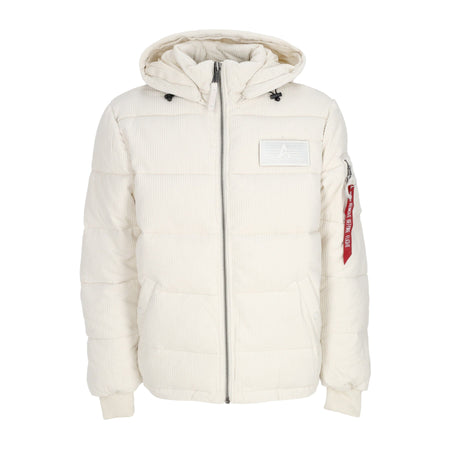 ALPHA INDUSTRIES Giubbotto Uomo Puffer Cord Jet Stream White da uomo