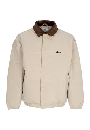 OBEY Giubbotto Uomo Whispers Jacket Feather Grey da uomo