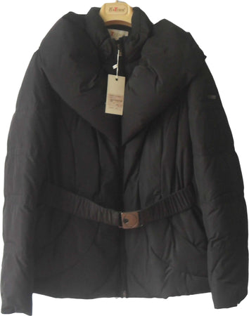 Giubotto da donna nero elegante con cintura alla vita piumino nero donna imbottito art. 15204 giubbino donna Katrina giubbino donna L'Orchidea - Siderno, Commerciovirtuoso.it