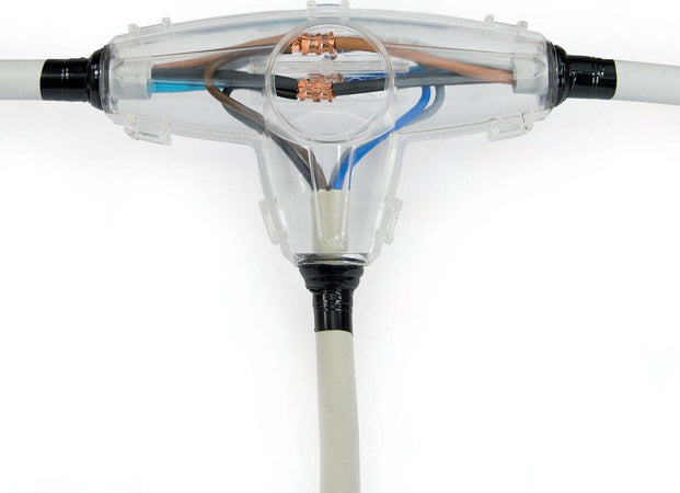 Giunti a T in resina colata per collegamento cavi elettrici e isolamenti Fai da te/Materiale elettrico/Gestione del cavo/Guaine per cavi La Zappa - Altamura, Commerciovirtuoso.it