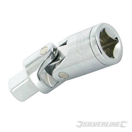 Adattatori snodati 1/2" in acciaio per chiavi a bussola cricchetto Silverline Silverline