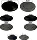 GLEM GAS - SERIE KIT 4 PIATTELLI SPARTIFIAMMA BRUCIATORI CUCINA 4 FUOCHI NERI Casa e cucina/Utensili da cucina/Bruciatori da cucina Rossi Ricambi - Venetico Marina, Commerciovirtuoso.it