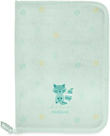 Miniland Carebook Mint. Porta documenti ideale per documentazione e libretto sanitario del bambino.
