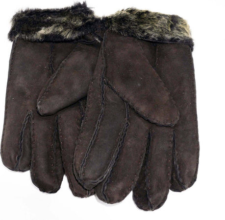 Gloves---Guanti-Donna-Testa-di-Moro-in-vero-montone-Shearling