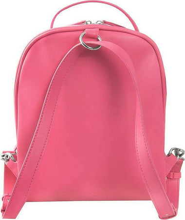 Gm Zaino Donna Nuovo Borchie Borchiata Zainetto Pelle Casual Rosa Franco Cosimo Panini