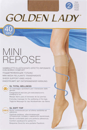Golden Lady Gambaletto elasticizzato Mini Repose 40 denari Malto Moda/Donna/Abbigliamento/Calze e collant/Calze Scontolo.net - Potenza, Commerciovirtuoso.it