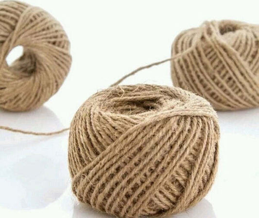 Gomitolo-Spago-In-Cotone-Beige-Filo-Intrecciato-Per-Alimenti-Da-Cucina-Casa