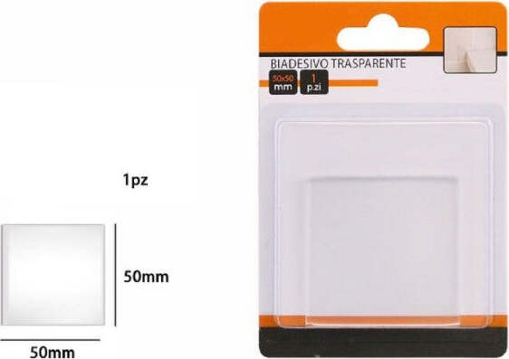 Gommino-Biadesivo-Trasparente-Quadrato-Protezione-Casa-Pavimenti-50-X-50mm-66105