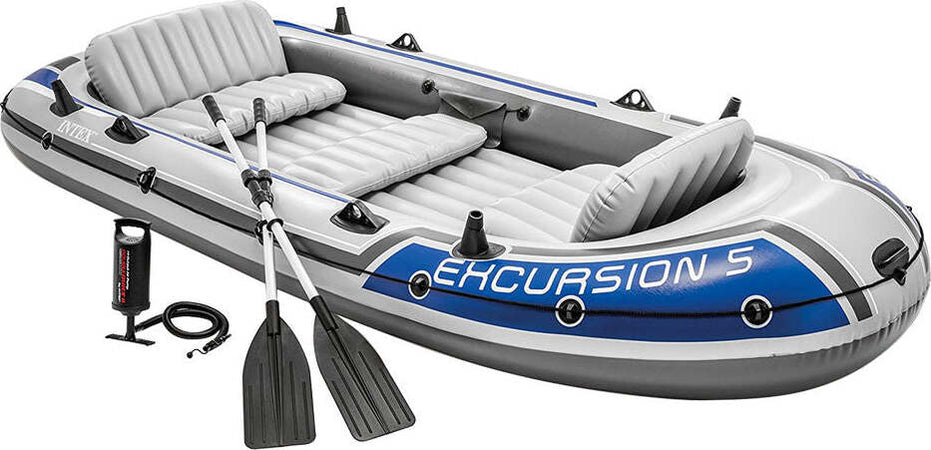 GOMMONE-GONFIABILE-'EXCURSION'-cm-366-x-168-x-43---5-posti-Intex