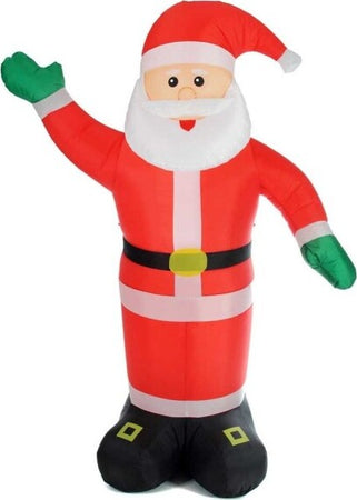 Gonfiabile Babbo Natale Gigante Altezza 240 Cm Con Illuminazione Led Per Esterno Trade Shop italia - Napoli, Commerciovirtuoso.it