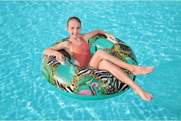 Gonfiabile-Salvagente-Fantasia-Floreale-114-Cm-Con-Maniglie-Piscina-Estate-36302