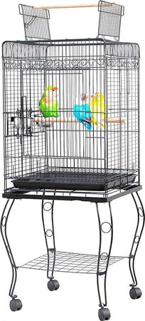 Grande Gabbia Per Uccelli In Acciaio 2 Pali Per Pappagallo Canarini Parrocchetti Prodotti per animali > Altri Animali > Volatili > Gabbie per uccelli Trade Shop italia - Napoli, Commerciovirtuoso.it