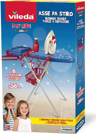Grandi-giochi-VILEDA-Asse-stiro-giocattolo-con-ferro-e-accessori