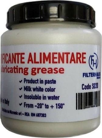 GRASSO ALIMENTARE LUBRIFICANTE PER MACCHINE CAFFÈ ROBOT CUCINA E VARI USI Casa e cucina/Elettrodomestici per la cucina/Macchine da caffè/Parti di ricambio per macchine da caffè/Componenti interne ed esterne per macchine da caffè Rossi Ricambi - Venetico Marina, Commerciovirtuoso.it